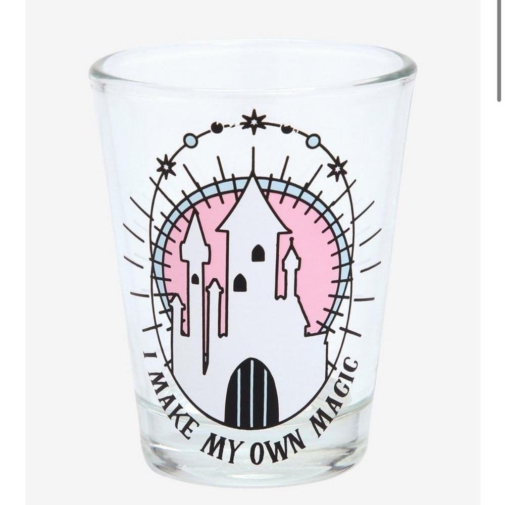 DISNEY princess castle make my own magic shot glass